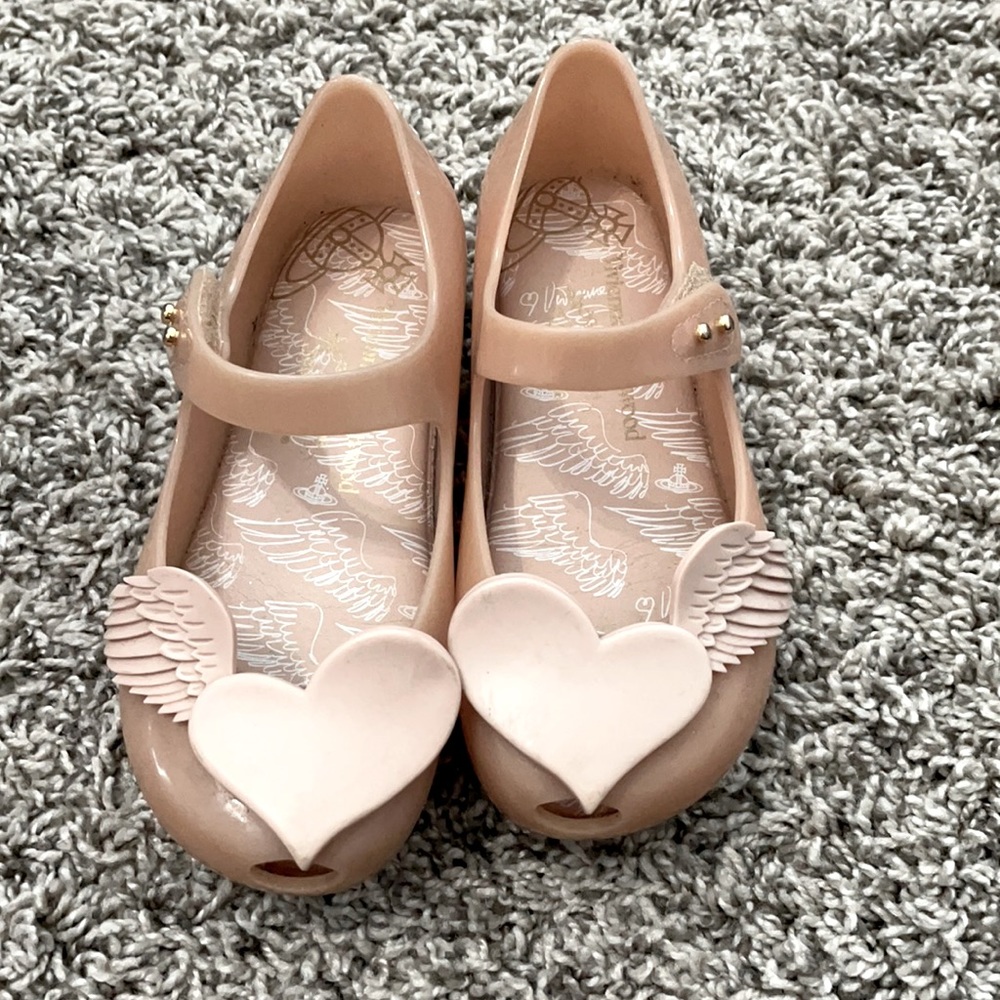 Mini Melissa Vivienne Westwood nude shoes